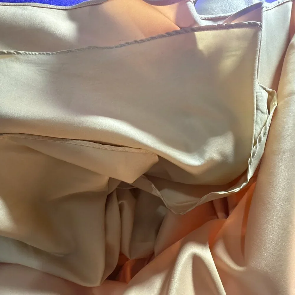 📌Forever Yours Gold Strapless Plated Bridesmaid - Prom - Formal Dress - Picture 13 of 16